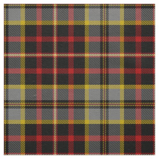 Scottish Clan Cates Tartan Pset Stof (Swatch)