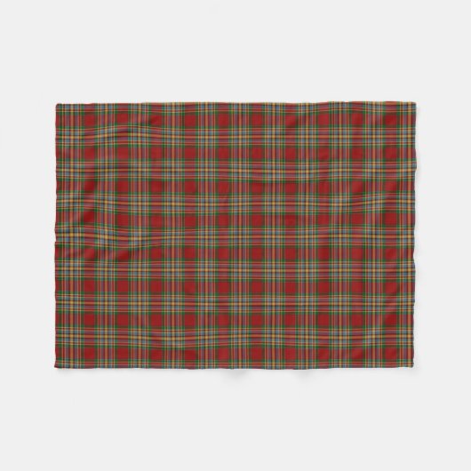 Scottish Clan Chattan Classic Tartan Fleece Deken (Voorkant (Horizontaal))