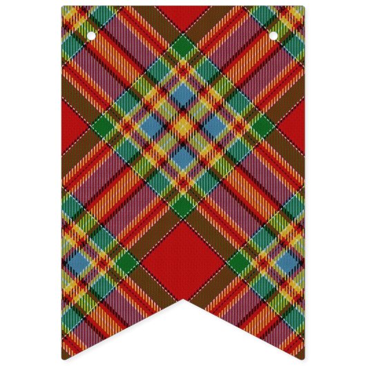 Scottish Clan Chattan Tartan Vlaggetjes (Tweede vlag)