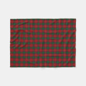 Scottish Clan Chisholm Classic Tartan Fleece Deken (Voorkant (Horizontaal))