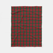 Scottish Clan Chisholm Classic Tartan Fleece Deken (Voorkant)