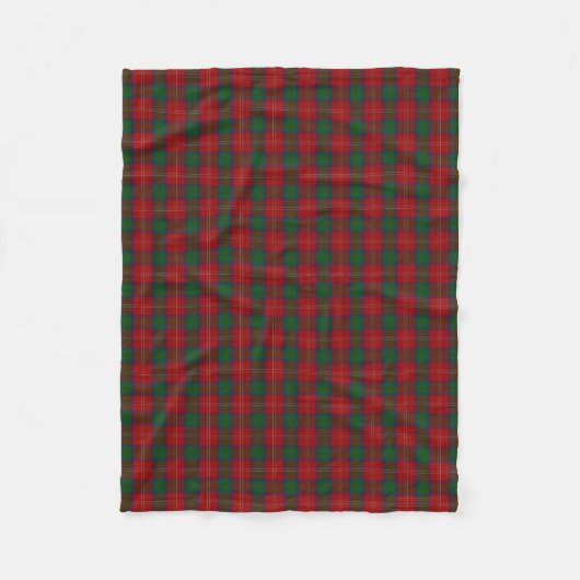 Scottish Clan Chisholm Classic Tartan Fleece Deken (Voorkant)