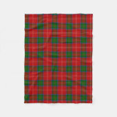 Scottish Clan Chisholm Tartan Pset Fleece Deken (Voorkant)