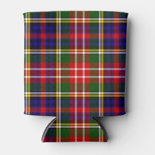 Scottish Clan Christie Tartan Pset Blikjeskoeler (Voorkant)