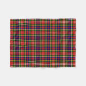 Scottish Clan Christie Tartan Pset Fleece Deken (Voorkant (Horizontaal))