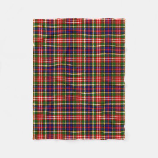 Scottish Clan Christie Tartan Pset Fleece Deken (Voorkant)