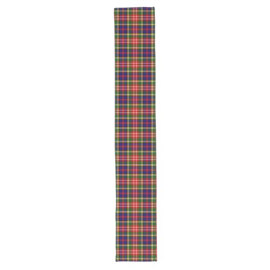Scottish Clan Christie Tartan Pset Lange Tafelloper (Voorkant)