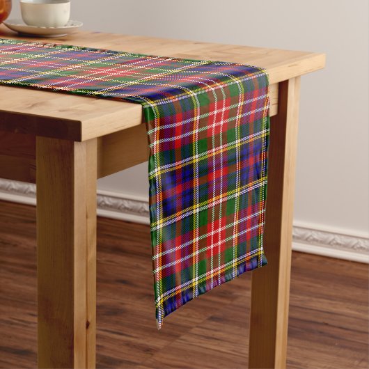 Scottish Clan Christie Tartan Pset Lange Tafelloper (Voorbeeld)