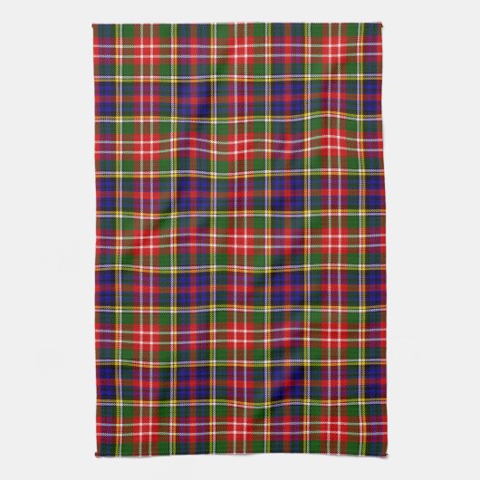 Scottish Clan Christie Tartan Pset Theedoek (Verticaal)