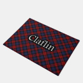 Scottish Clan Claflin MacLachlan Tartan Deurmat (Schuin)