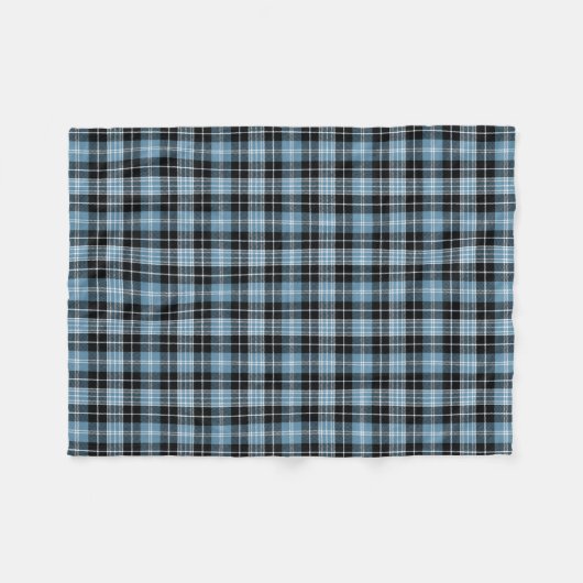 Scottish Clan Clark Tartan Pset Fleece Deken (Voorkant (Horizontaal))