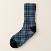 Scottish Clan Clergy Blue Tartan Pset Sokken (Links - buitenkant)