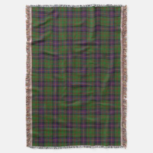 Scottish Clan Cochrane Cochran Tartan Deken (Voorkant Verticaal)