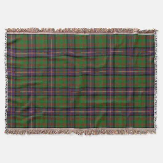 Scottish Clan Cochrane Tartan Pset Deken (Voorkant)