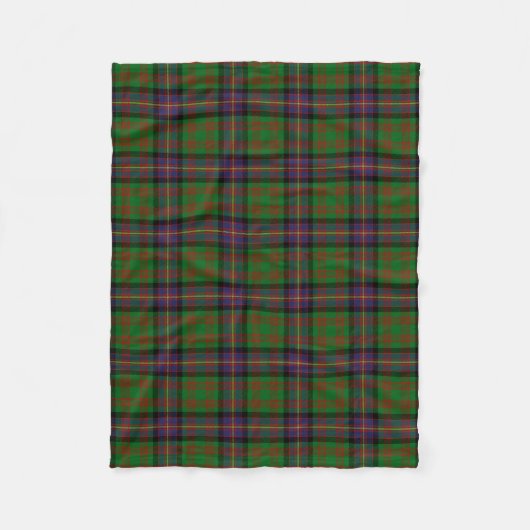Scottish Clan Cochrane Tartan Pset Fleece Deken (Voorkant)