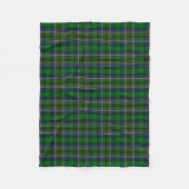 Scottish Clan Cockburn Tartan Pset Fleece Deken (Voorkant)