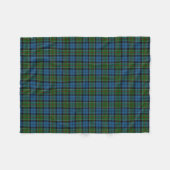 Scottish Clan Colquhoun Classic Tartan Fleece Deken (Voorkant (Horizontaal))