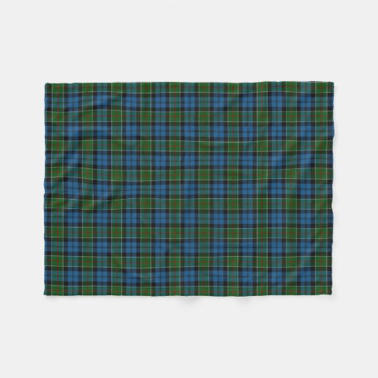Scottish Clan Colquhoun Classic Tartan Fleece Deken (Voorkant (Horizontaal))