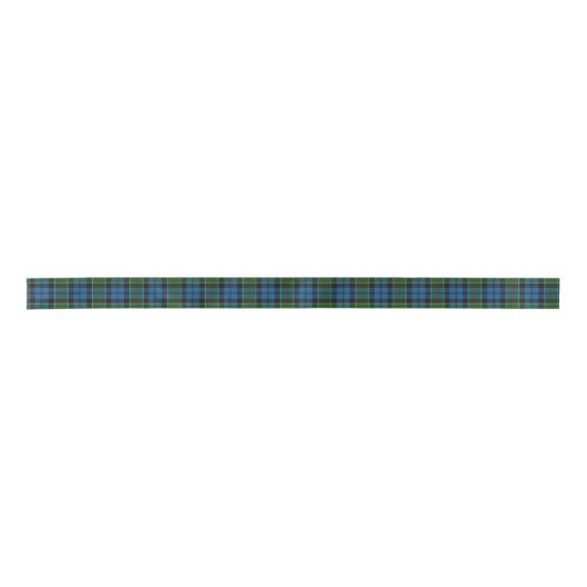 Scottish Clan Colquhoun Classic Tartan Satijnen Lint (Voorkant)