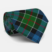 Scottish Clan Colquhoun Letter C Monogram Tartan Stropdas (Opgerold)