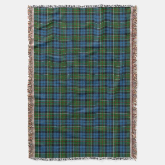 Scottish Clan Colquhoun Tartan Deken (Voorkant Verticaal)