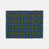 Scottish Clan Colquhoun Tartan Pset Fleece Deken (Voorkant (Horizontaal))