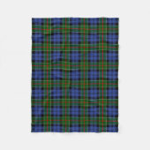 Scottish Clan Colquhoun Tartan Pset Fleece Deken (Voorkant)