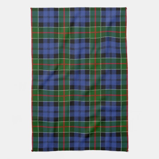 Scottish Clan Colquhoun Tartan Pset Theedoek (Verticaal)