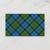 Scottish Clan Colquhoun Tartan Pset Visitekaartje (Achterkant)