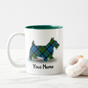 Scottish Clan Colquhoun Tartan Scottish Terrier Tweekleurige Koffiemok