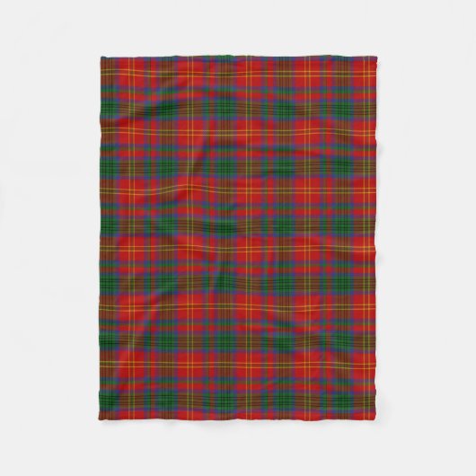 Scottish Clan Connolly Dress Tartan Pset Fleece Deken (Voorkant)