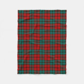 Scottish Clan Cook Tartan Pset Fleece Deken (Voorkant)