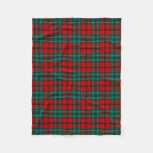 Scottish Clan Cook Tartan Pset Fleece Deken