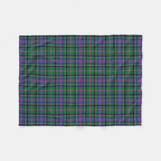 Scottish Clan Cooper Tartan Pset Fleece Deken (Voorkant (Horizontaal))