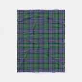 Scottish Clan Cooper Tartan Pset Fleece Deken (Voorkant)