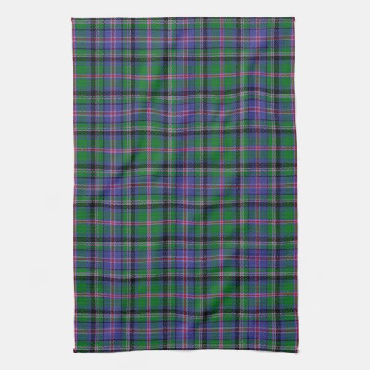 Scottish Clan Cooper Tartan Pset Theedoek (Verticaal)