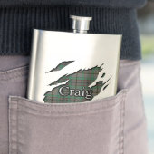 Scottish Clan Craig Tartan Flacon (Voorbeeld)