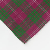 Scottish Clan Crawford Classic Tartan Fleece Deken (Hoek)