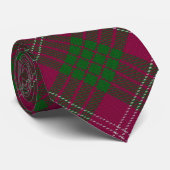 Scottish Clan Crawford Letter C Monogram Tartan Stropdas (Opgerold)