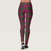 Scottish Clan Crawford Tartan Leggings (Achterkant)