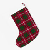 Scottish Clan Crawford Tartan Pattern Kleine Kerstsok (Achterkant (Hangend))