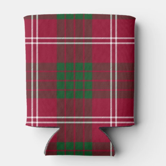 Scottish Clan Crawford Tartan Pset Blikjeskoeler (Achterkant)