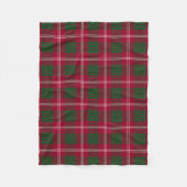 Scottish Clan Crawford Tartan Pset Fleece Deken (Voorkant)