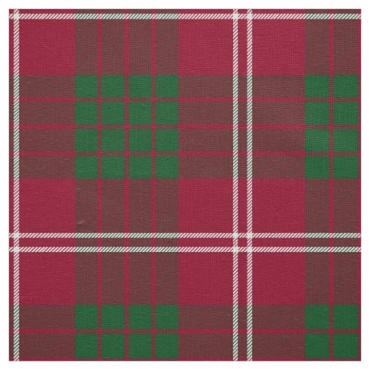 Scottish Clan Crawford Tartan Pset Stof (Swatch)