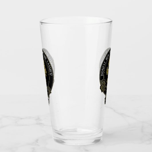 Scottish Clan Crest en Toast Glas (Links)