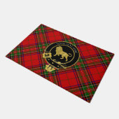 Scottish Clan Crest Lion Tartan Doormat Deurmat (Schuin)