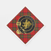 Scottish Clan Crest Lion Tartan Servet (Hoek)
