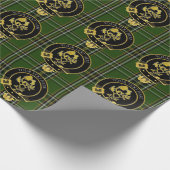 Scottish Clan Crest Roos Thistle Cadeaupapier (Hoek)
