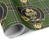 Scottish Clan Crest Roos Thistle Cadeaupapier (Rol Hoek)