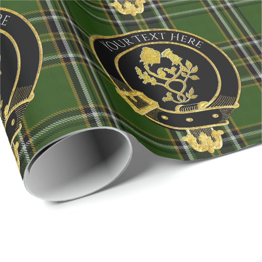 Scottish Clan Crest Roos Thistle Cadeaupapier (Rol Hoek)